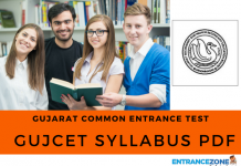 GUJCET Syllabus 2021 PDF: Gujarat CET Important Topics GUJCET Syllabus 2018