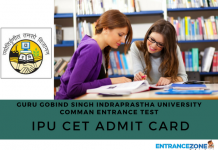 IPU CET 2021 Admit Card: Guru Gobind Singh Indraprastha University IPU CET 2018 Admit Card