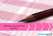 JEE Main 2020 Aptitude Test Syllabus: B.Architecture & B.Planning JEE Main 2020 Aptitude Test Syllabus
