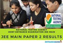 JEE Main 2021 Paper 2 Results: B.Arch & B.Planning Course Cutoff JEE Main 2018 Paper 2 Results