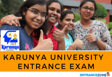 KEE 2021: Application Form(Released), Eligibility Criteria KARUNYA UNIVERSITY ENTRANCE EXAM
