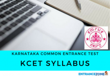 KCET 2021 Syllabus: Karnataka CET Syllabus PDF KCET 2018 Syllabus