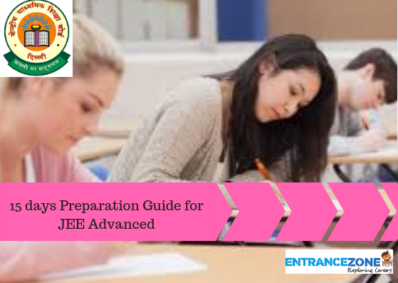15 days Preparation Guide for JEE Advanced 2019