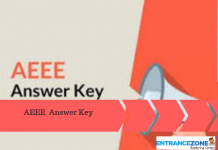 AEEE 2020 Answer Key: Amrita University Entrance Answer Keys AEEE 2020 Answer Key