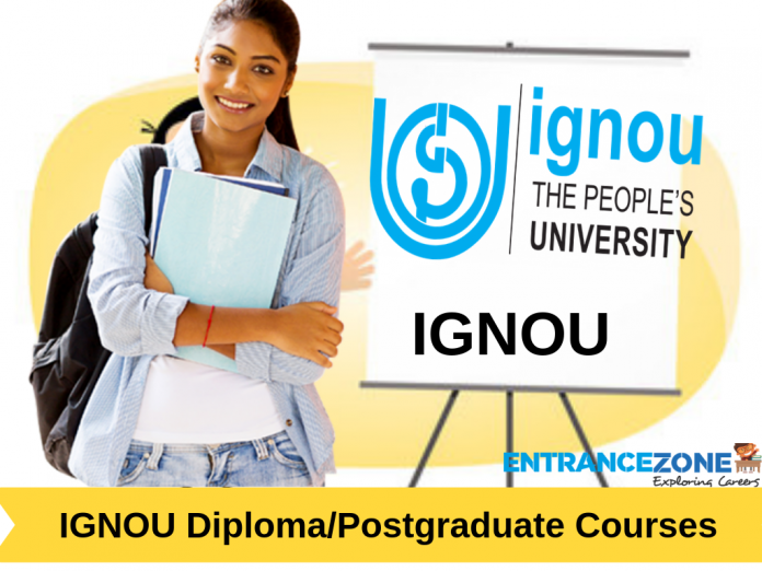 IGNOU Diploma / Postgraduate Diploma Courses 2020