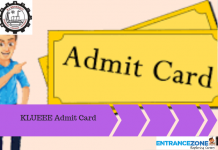 KLUEEE 2021 Admit Card: KL University Hall Ticket KLUEEE 2020 Admit Card