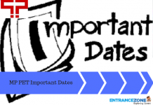 MP PET 2020 Important Dates: Professional Exam Board/Vyapam Bhopal MP PET 2020 Important Dates