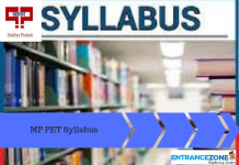MP PET 2020 Syllabus: Madhya Pradesh Pre Engineering Test MP PET 2020 Syllabus