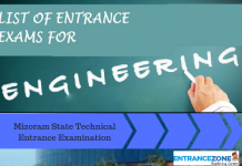 Mizoram Engineering Entrance Exam 2021: Application Form Mizoram State Technical Entrance Examination 2019