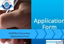 SASTRA University 2021 Application Form: B.Tech Admission SASTRA University 2020 Application Form