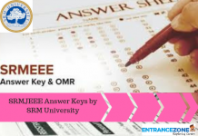 SRMJEEE 2021 Answer Keys by SRM University SRMJEEE 2019 Answer Keys by SRM University