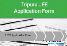 TBJEE 2022 Application Form: Tripura Engineering Admission TJEE 2020 Application Form