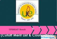 UPESEAT 2021 Result: UPES Merit list, Score, Ranks Details UPESEAT 2020 Result