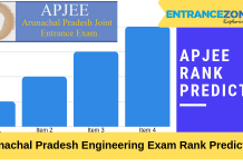 APJEE 2021 Rank Predictor: Arunachal Pradesh JEE Rank Vs. Marks AP JEE Rank Predictor