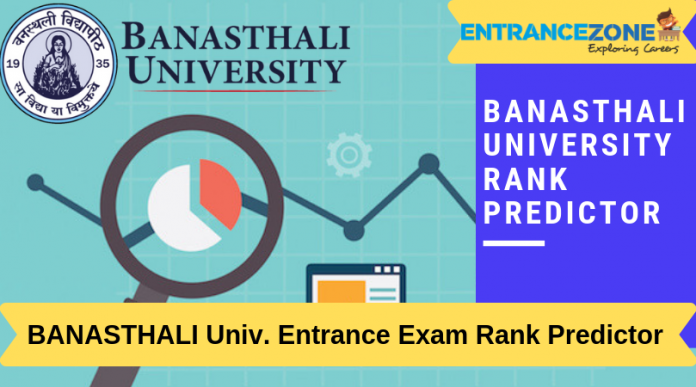 Banasthali Vidyapith 2020 Rank Predictor