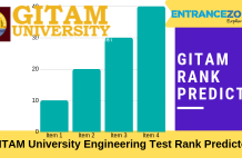 GITAM GAT 2020 Rank Predictor: B.tech Rank Vs. Marks GITAM GAT Rank Predictor