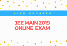 JEE Main 2021 Exam Live Updates: February Exam Dates JEE Main 2019 Exam Live Updates