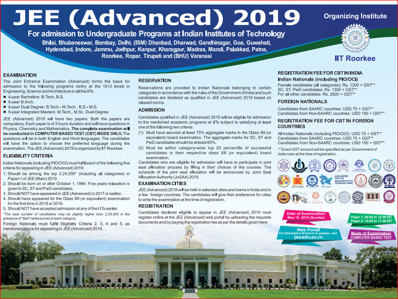 JEE Advanced Information - English