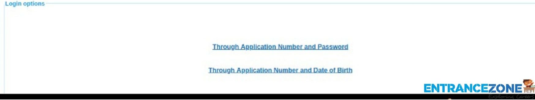 Admit Card Downloading Options