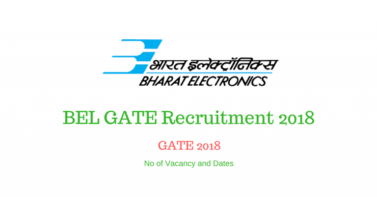 BEL GATE Recruitment 2020 – Bharat Electronics Limited