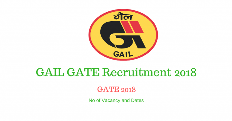GAIL GATE Recruitment 2018