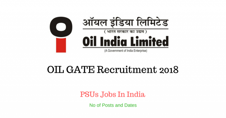OIL GATE Recruitment 2020 – Oil India Limited