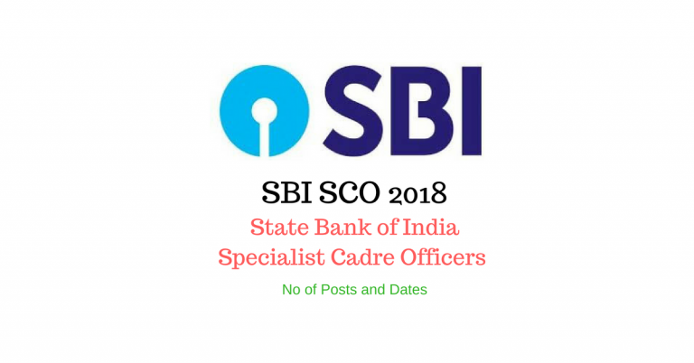 SBI SCO 2020: Specialist Cadre Officers, Application Form