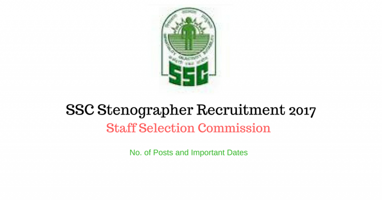 SSC Stenographer Recruitment 2020: Exam Dates & Important updates