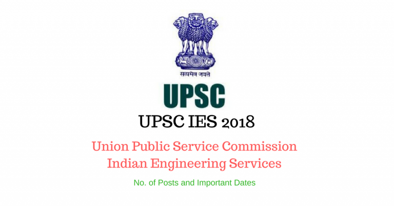 UPSC IES 2018