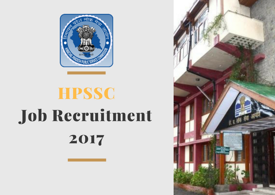 HPSSC Job Recruitment 2017