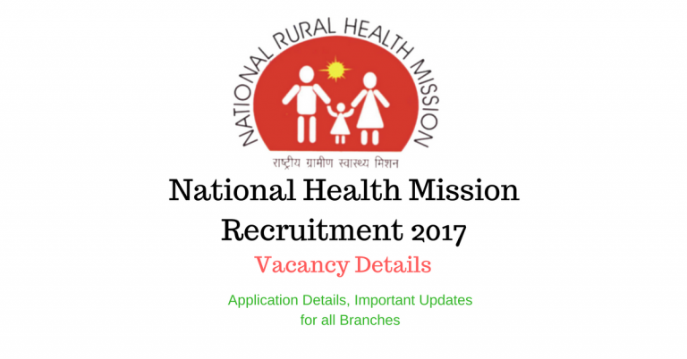 National Health Mission Recruitment 2020: 1121 Staff Nurses and More