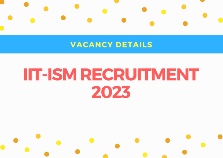 IIT-ISM Recruitment